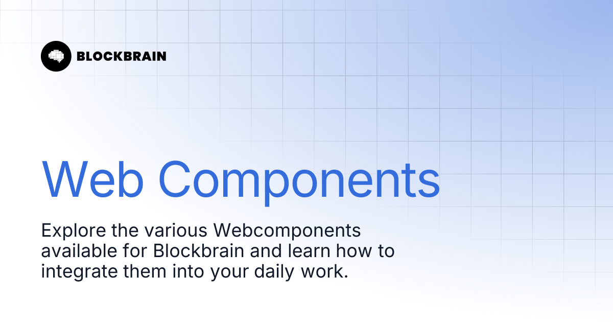 Web Components | Blockbrain B2B Guide (EN)