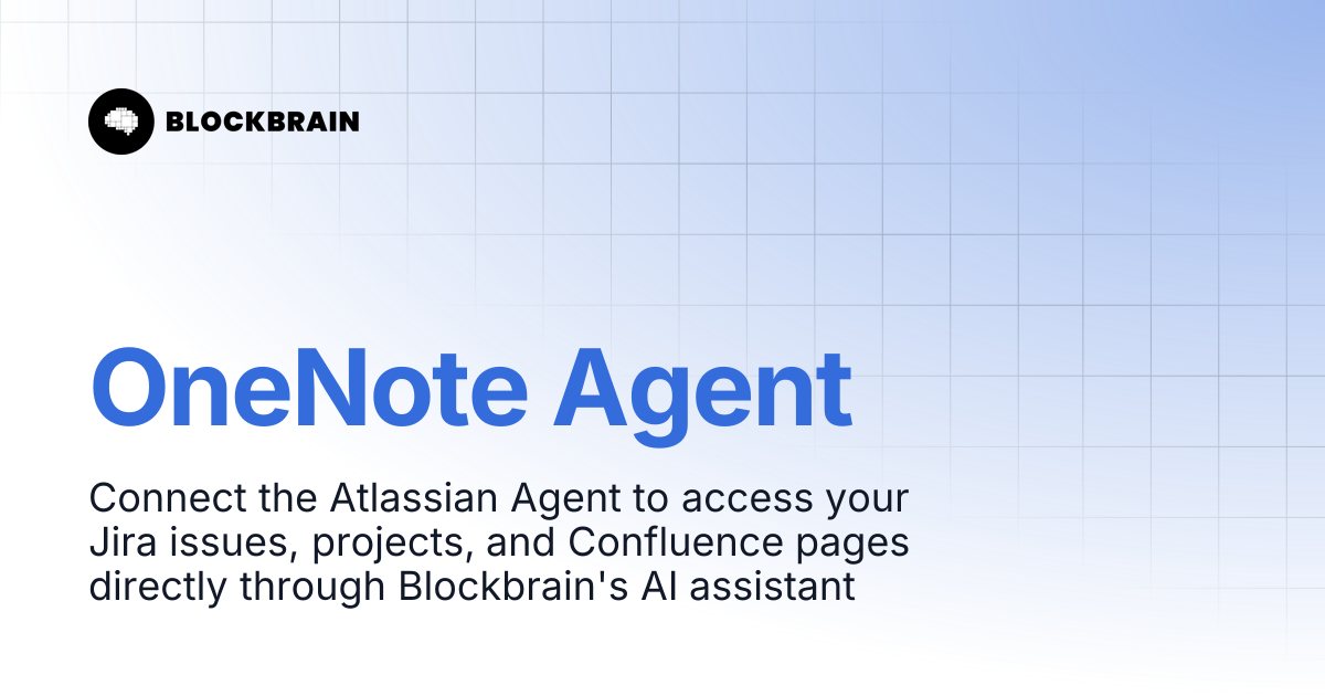 OneNote Agent | Blockbrain B2B Guide (EN)